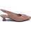 Patricia Miller Γόβες Slingback Δερμάτινες με Λεπτό Χαμηλό Τακούνι Nude 6740P