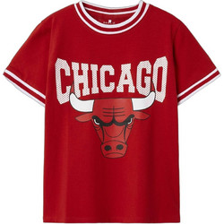Name It Chicago Bulls Παιδικό T-Shirt Κοντομάνικο Κόκκινο 13241711