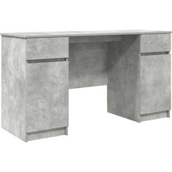vidaXL Γραφείο Ξύλινο με Βιβλιοθήκη 140x49x76cm 3328510