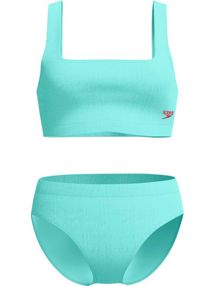 Speedo Αθλητικό Bikini Set Μπουστάκι Τιρκουάζ 8-00387516243