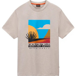 Napapijri S-Arbia Ανδρικό Αθλητικό T-Shirt Λιλά NP0A4IE3-N1P