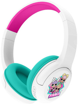 OTL Lol Surprise Core Ασύρματα Bluetooth Παιδικά Ακουστικά Over Ear Λευκά Ροζ Τιρκουάζ
