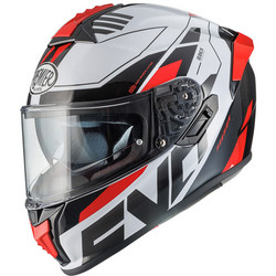 Premier Evoluzione PR8 Black White Red Κράνος Μηχανής Full Face 1470gr