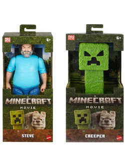Mattel A Minecraft Movie Μεγάλη Φιγούρα 2 Σχέδια JFR65