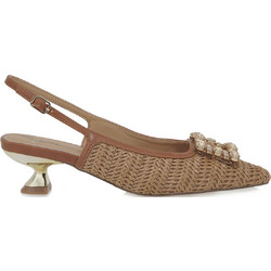 Exe Γόβες Slingback με Λεπτό Χαμηλό Τακούνι Μπεζ U470025529I2