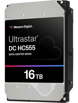 Western Digital Ultrastar DC HC555 16TB HDD Σκληρός Δίσκος 3.5" SAS 3 7200rpm με 512MB Cache