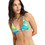 Roxy Atlas Bikini Top Τριγωνάκι Κίτρινο Πράσινο Γαλάζιο ERJX305478-SKYWAY