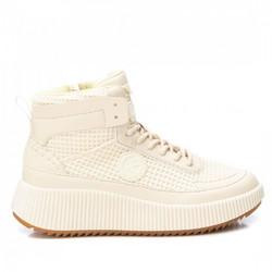 Xti Γυναικεία Sneakers Μποτάκια Εκρού 142894