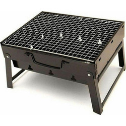 Ανοξείδωτη Ψησταριά Κάρβουνου Επιφάνειας 43.5x29cm 2406702