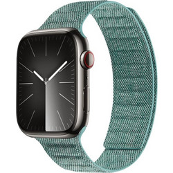 Crong Melange Λουράκι Υφασμάτινο Turquoise (Apple Watch 44 / 45 / 46 / 49mm)