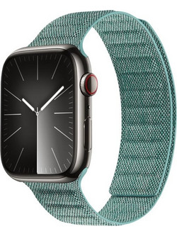 Crong Melange Λουράκι Υφασμάτινο Turquoise (Apple Watch 44 / 45 / 46 / 49mm)