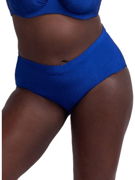 Dorina Madras Ψηλόμεσο Bikini Slip Royal Blue FXMI0028MI95-BL0045