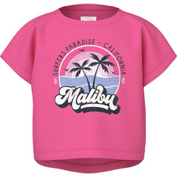 Name It Malibu Παιδικό Crop Top Κοντομάνικο Φούξια 13215793
