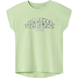 Name It Παιδικό T-Shirt Κοντομάνικο Lime 13228210