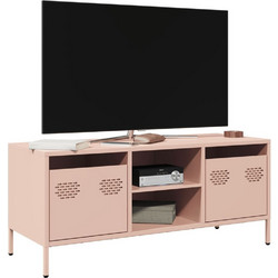 vidaXL Έπιπλο Τηλεόρασης Μεταλλικό N / A Μ101.5xΠ39xΥ43.5cm 851299