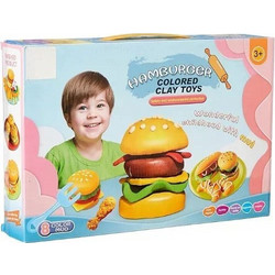 Σετ Burger 8 Χρώματα Πλαστελίνης Μπλε 037934