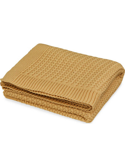 Cam Cam Copenhagen Harper Κουβέρτα Αγκαλιάς Πλεκτή 80x100 Honey