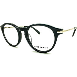 Longchamp LO2602 001 Σκελετός Γυαλιών Οράσεως Κοκάλινος Μεταλλικός Χρυσός Μαύρος