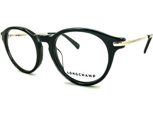 Longchamp LO2602 001 Σκελετός Γυαλιών Οράσεως Κοκάλινος Μεταλλικός Χρυσός Μαύρος