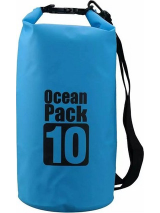Ocean Dry 000.230.8754 Στεγανός Σάκος Ώμου 10lt Μπλε