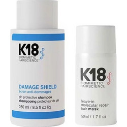 K18 Σετ Περιποίησης Μαλλιών Leave In Mask 50ml + Σαμπουάν 250ml