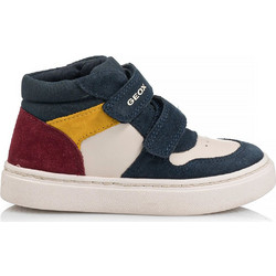 Geox Παιδικά Sneakers Μποτάκια Navy Μπλε Μπορντό B465NA02285C4238