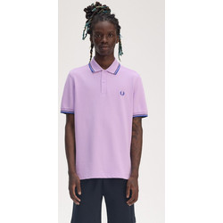 Fred Perry Ανδρική Μπλούζα Polo Κοντομάνικη Λιλά M3600-Y36