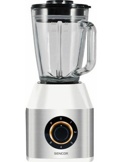 Sencor SBL 4871WH Μπλέντερ για Smoothie με Γυάλινη Κανάτα 1.5lt 1250W