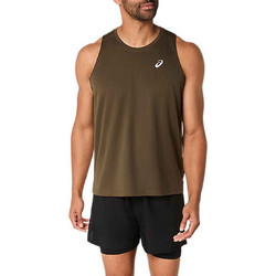 ASICS Core Singlet Ανδρικό Αθλητικό T-Shirt Σοκολατί 2011D223-200
