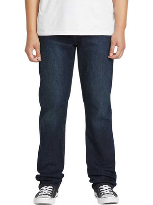 Volcom Solver Ανδρικό Τζιν Παντελόνι Ελαστικό Κανονική Εφαρμογή Navy Μπλε A1932507-NVB