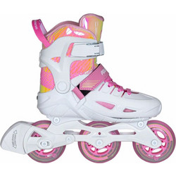 Powerslide Universe Inline Αυξομειούμενα Rollers Παιδικά Λευκά Ροζ 19.94070829