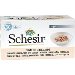 Schesir Adult with Tuna & Salmon in Jelly 6x50gr