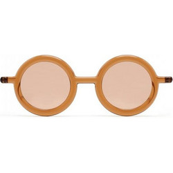 Kaleos ACETATE-004 Γυαλιά Ηλίου Στρογγυλά Κοκάλινα Πορτοκαλί με Ροζ Φακό