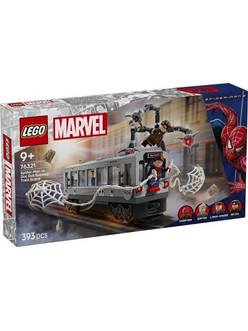 Lego Marvel Spider-Man vs. Doc Ock Subway Train Scene για 9+ Ετών 76321