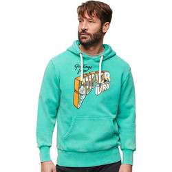 Superdry Neon Travel Ανδρικό Αθλητικό Φούτερ με Κουκούλα Τιρκουάζ M2013571A-GBG