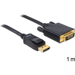 DeLOCK Καλώδιο DisplayPort 1.1 to DVI Male 1m Black 82590