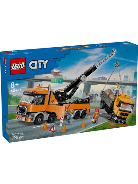 Lego City Heavy-Duty Recovery Tow Truck with Crane για 8+ Ετών 60467