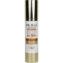 Froika Hyaluronic Silk Touch Light Αντηλιακή Κρέμα Προσώπου Αντιγηραντική με Χρώμα SPF50+ 50ml