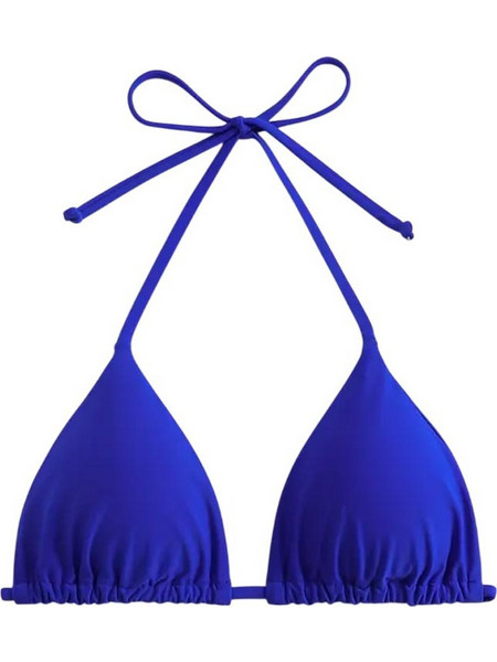 AnnaMu Bikini Top Τριγωνάκι Royal Blue A-1085