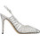 Nine West Γόβες Slingback Δερμάτινες με Τακούνι Στιλέτο Ασημί FILANE3-040