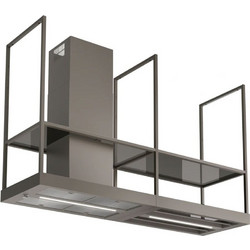 Faber T-SHELF EV8 TITANIUM MATT A180 Απορροφητήρας Νησίδα-Οροφής 180cm Καφέ