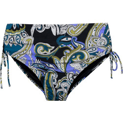 Solano Charisma Ψηλόμεσο Bikini Slip Μαύρο Μπλε 40-3530