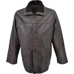Leather 100 Ανδρικό Μπουφάν Χειμωνιάτικο Δερμάτινο Καφέ 14-M-CLASSIKO