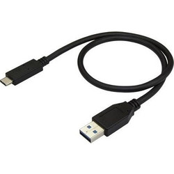 StarTech USB-A to USB-C 0.5m Black 65030867016