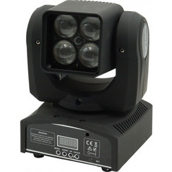 Pro 56639 Mini Zoom Φωτορυθμικό Προβολέας Zoom LED DMX με Ρομποτική Κεφαλή Ψυχρό Λευκό