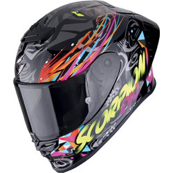 Scorpion Exo R1 Evo II Air Savage Black Blue Pink Κράνος Μηχανής Full Face