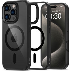 Tech-Protect Magmat Back Cover Black/Clear (iPhone 16 Pro)