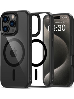 Tech-Protect Magmat Back Cover Black/Clear (iPhone 16 Pro)