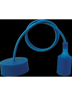 Dasher DIY DS47-BLUE Κρεμαστό Φωτιστικό Οροφής Ανάρτηση E27 Μπλε