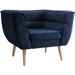 PoliHome Πολυθρόνα Navy Μπλε Bal I 162820589